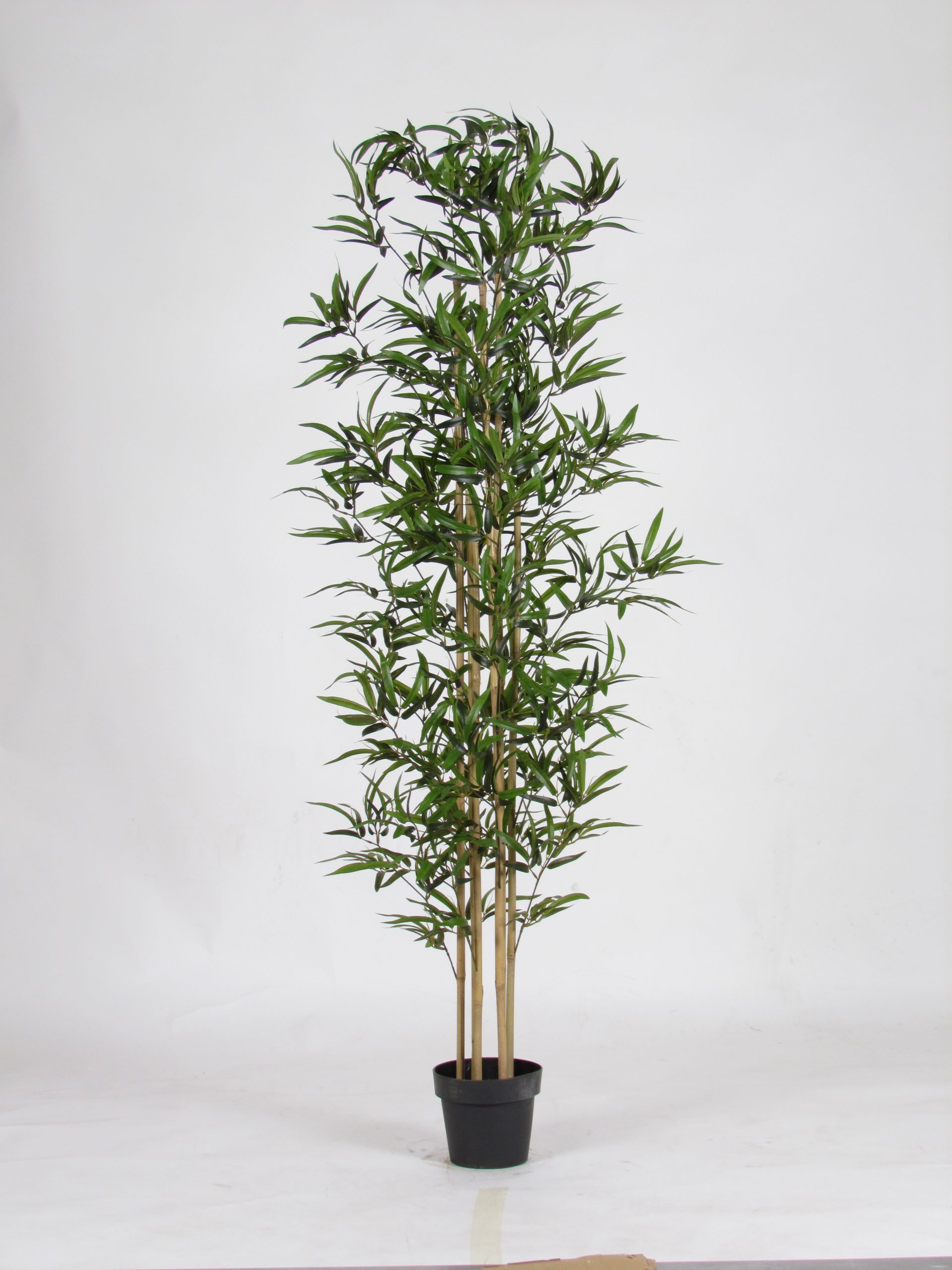 Bambu artificiale con canne naturali, h.225 cm - Verdevip