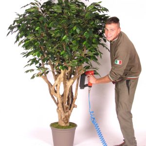 Ficus Artificiale Luxe Verde, Tronco Tobago, H.200