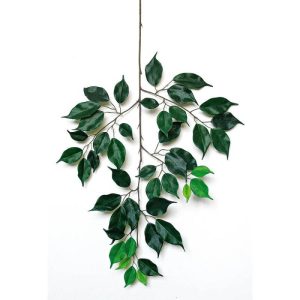 Ramo Ficus Artificiale Elegance Verde con 44 foglie
