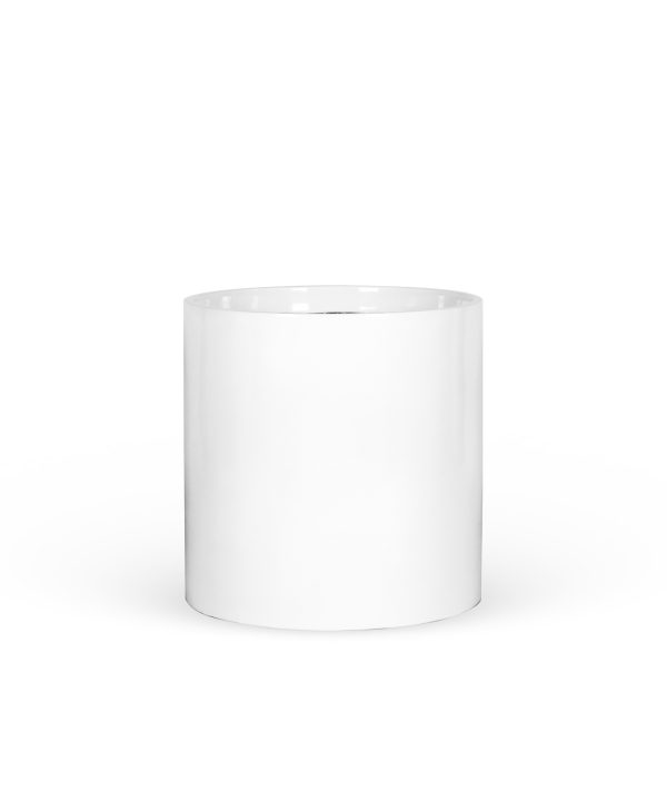 Vaso CYLINDER • Laccato Lucido • Bianco