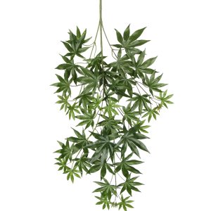Luxe Maple • Artificial Spray with 45 leaves • Green • H. 80 cm