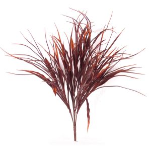 Grass • Artificial PVC Bush • Red • UVR • H. 43 cm