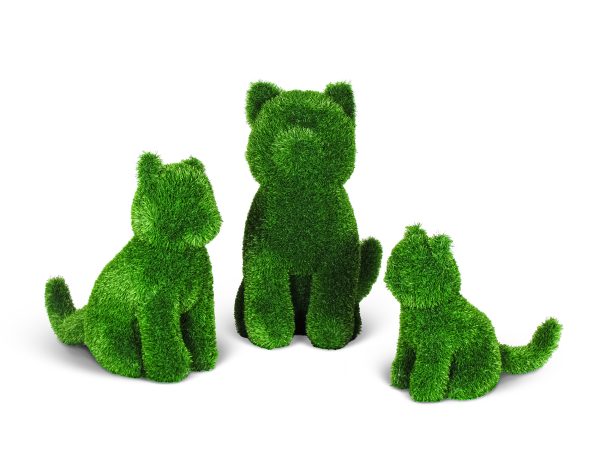 Gatto Seduto • In erba sintetica • UVR